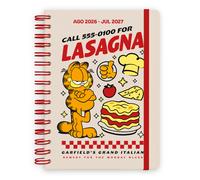 Grupo Erik Agenda escolar 2026 2027 Semana Vista Garfield - Agenda Semana Vista A5 para niños de Primaria e Instituto [Curso 26/27 ] Con Anillas, Tapa dura, Pegatinas e Ilustraciones