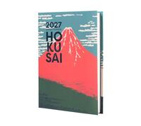 Grupo Erik Agenda escolar 2026 2027 Semana Vista Hokusai | Agenda Semana Vista A5, Instituto y Universidad, Curso 26/27, Sin Anillas, Tapa dura, Pegatinas e Ilustraciones, 17 MESES