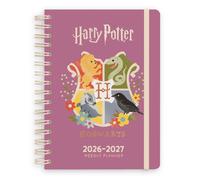 Grupo Erik Agenda escolar Harry Potter 2026 2027 Semana Vista - Agenda Semana Vista A5 para niños de Primaria e Instituto [Curso 26/27 ] Con Anillas, Tapa dura, Pegatinas e Ilustraciones