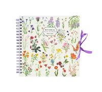 Album fotos para pegar y escribir Flores - Scrapbook: Photo album Personalizable │ Albumes para fotos con Tapa dura │ 40 págs (26x26 cm)