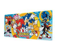 Grupo Erik Alfombrilla ratón Sonic Adventures - Alfombrilla gaming - Mousepad XL - Sonic merchandising / Alfombrilla XXL - Alfombrilla escritorio - Tapete escritorio ideal accesorio gamer