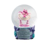 Grupo Erik Alicia en el Pais de Las Maravillas Bola de Nieve | Bola de Cristal con Detalles Luminiscentes, Decoracion Navidad Disney, 8 x 10 x 8 cm
