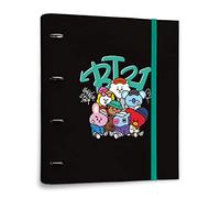 Grupo Erik Archivador 4 anillas BT21 - Carpeta A4 anillas tapa dura | Material escolar y papeleria Vuelta al Cole