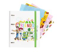 Grupo Erik Archivador 4 Anillas Minion A4 - Carpeta Anillas A4 | con Separadores de Tapa Dura, Banda Elastica, Carpetas Archivadoras para Niños y Niñas