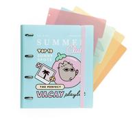 Grupo Erik Archivador 4 Anillas Pusheen A4 - Carpeta Anillas A4 | con Separadores de Tapa Dura, Banda Elastica, Carpetas Archivadoras para Niños y Niñas