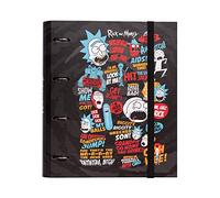 Grupo Erik Archivador 4 anillas Rick y Morty - Carpeta A4 anillas tapa dura | Material escolar y papeleria Vuelta al Cole