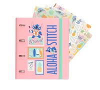 Grupo Erik Archivador 4 Anillas Stitch A4 - Stitch Regalos | Carpeta Anillas A4 con Separadores, Tapa Dura y Banda Elastica, Carpetas Archivadoras para Niños y Niñas