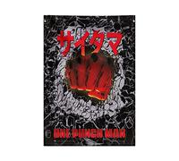 Grupo Erik Banderola decorativa One Punch Man - Póster tela One Punch Man 70x100 cm - Póster para enrollar - Póster One Punch Man Cuadro enrollable de tela - Decoracion pared anime,WSDGE015