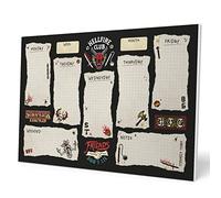 Grupo Erik Bloc planificador semanal A4 Stranger Things - Planificador semanal - Calendario sobremesa | Calendario Stranger Things semanal - Planner semanal - Licencia oficial