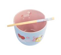 Grupo Erik Bol ramen coreano BT21 - Cuenco ramen inlcuye palillos japoneses - Ramen Bowl, Apto mircroondas | Vajilla especial Comida Japonesa