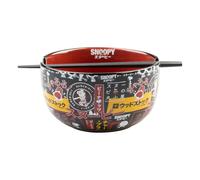 Grupo Erik Bol Ramen Japones Snoopy - Cuenco Ramen Japones 900 ml : Incluye Palillos Japoneses - Apto para Microondas y Lavavajillas | Bowl Cocina Comida Japonesa (16x9 cm), Producto Snoopy