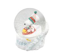 Grupo Erik Bola de Nieve Snoopy - Bola de Cristal con Nieve | Figura de Snoopy y Woodstock en Trineo, Regalos y Decoración Navidad Peanuts, 8,2 x 9,8 x 8,7 cm