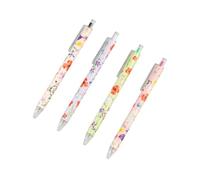 Grupo Erik Boligrafos Bonitos Flores - Set de 4 Boligrafos de Colores