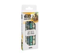 Grupo Erik Boligrafos Star Wars, The Mandalorian - Pack de 4 Boligrafos