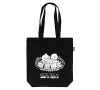 Grupo Erik Bolso tela BT21 - Tote bag - Bolsa compra pegable - Bolso personajes BT21 / - Bolsa tela - Tote bag tela - Accesorios BT21 - Producto con licencia oficial