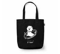 Grupo Erik Bolso tela - Tote bag - Bolsa compra pegable - Accesorios BT21 - Producto con licencia oficial, Rj Negro, Talla única