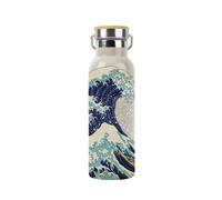 Erik Botella térmica Hokusai – acero inoxidable, doble pared, Ola de Kanagawa, Frío/Caliente, 500 ml