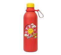 Grupo Erik Botella agua niña Smiley - Botella agua acero inoxidable Termica | para Colegio 500 ml con Asa, Water bottle con Tapón Hermético y Aislamiento Doble pared Frio/Calor