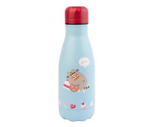 Grupo Erik Botella agua niños Pusheen - Botella agua acero inoxidable | Termica para niña Colegio 260 ml, Cantimplora infantil con tapón hermético, Aislamiento Doble pared Frio/Calor