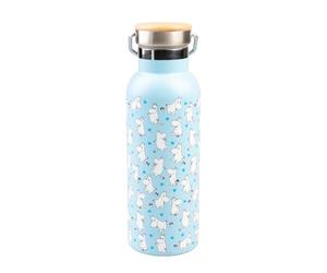 Grupo Erik Botella de Agua Acero Inoxidable Moomin Mujer 500ml | Cantimplora Termica 500ml, Asa, gimnasio u oficina, Water bottle, Aislamiento Doble pared Frio/Calor, Regalo original mujer
