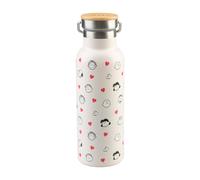 Botella de agua acero inoxidable Snoopy mujer - Snoopy Regalos: Cantimplora Termica 500ml con Asa para gimnasio u oficina | Water bottle con Aislamiento Doble pared Frio/Calor