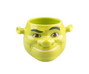 Grupo Erik Bowl 3D Shrek - Cuenco de Desayuno en Dolomita Pintado a Mano | 1 Litro, Bol Cereales Original, Regalo DreamWorks, 18 x 11,3 x 15,5 cm