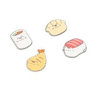 Erik Broches para ropa Pusheen Kawaii – 4 pines para camisetas mujer o niñas amantes del Suchi
