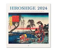 Grupo Erik Calendario 2024 pared Hiroshige - Calendario pared 2024 - Planificador mensual 30x30 cm