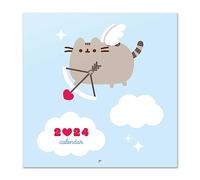 Grupo Erik Calendario 2024 pared Pusheen Purfect Love Collection - Calendario pared 2024 - Planificador mensual 30x30 cm | Calendario Pusheen 2024