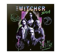 Grupo Erik Calendario 2024 pared The Witcher - Calendario pared 2024 - Planificador mensual 30x30 cm | Calendario The Witcher 2024