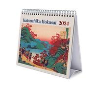 Grupo Erik Calendario 2024 sobremesa Hokusai - Calendario mesa 2024 con base resistente | Calendario escritorio 2024 - Calendario Hokusai 2024