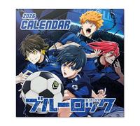 Grupo Erik Calendario 2026 pared Blue Lock - Almanaque pared 2026 : Planificador mensual Con espacio para Anotar, Ilustraciones y Fácil de colgar (30x30cm)