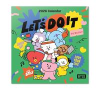 Grupo Erik Calendario 2026 pared BT21 - Almanaque pared 2026 : Planificador mensual Con espacio para Anotar, Ilustraciones y Fácil de colgar (30x30cm)