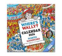 Grupo Erik Calendario 2026 pared Donde esta Wally? - Almanaque pared 2026 : Planificador mensual Con espacio para Anotar, Ilustraciones y Fácil de colgar (30x30cm)