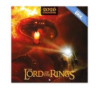 Grupo Erik Calendario 2026 pared El Señor de los Anillos - Almanaque pared 2026 : Planificador mensual Con espacio para Anotar, Ilustraciones y Fácil de colgar (30x30cm)