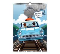 Grupo Erik Calendario 2026 pared grande Harry Potter - Almanaque pared 2026 : Planificador mensual A3 : Con Ilustraciones a todo Color y Fácil de colgar