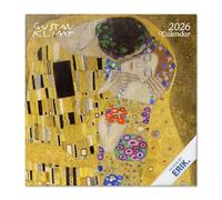 Grupo Erik Calendario 2026 pared Gustav Klimt - Almanaque pared 2026 : Planificador mensual Con espacio para Anotar, Ilustraciones y Fácil de colgar (30x30cm)