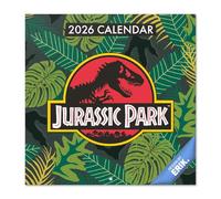 Grupo Erik Calendario 2026 pared Jurassic Park - Almanaque pared 2026 : Planificador mensual Con espacio para Anotar, Ilustraciones y Fácil de colgar (30x30cm)