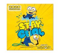 Grupo Erik Calendario 2026 pared Minions - Almanaque pared 2026 : Planificador mensual Con espacio para Anotar, Ilustraciones y Fácil de colgar (30x30cm)