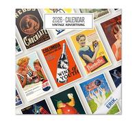 Grupo Erik Calendario 2026 pared Publicidad Vintage - Almanaque pared 2026 : Planificador mensual Con espacio para Anotar, Ilustraciones y Fácil de colgar (30x30cm)