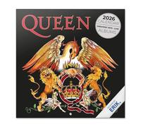 Grupo Erik Calendario 2026 pared Queen - Almanaque pared 2026 : Planificador mensual Con espacio para Anotar, Ilustraciones y Fácil de colgar (30x30cm)