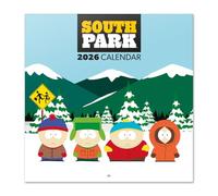 Grupo Erik Calendario 2026 pared South Park - Almanaque pared 2026 : Planificador mensual Con espacio para Anotar, Ilustraciones y Fácil de colgar (30x30cm)