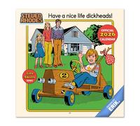 Grupo Erik Calendario 2026 pared Steven Rhodes - Almanaque pared 2026 : Planificador mensual Con espacio para Anotar, Ilustraciones y Fácil de colgar (30x30cm)