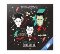 Grupo Erik Calendario 2026 pared Universal Monster - Almanaque pared 2026 : Planificador mensual Con espacio para Anotar, Ilustraciones y Fácil de colgar (30x30cm)