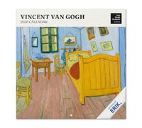 Grupo Erik Calendario 2026 pared Van Gogh - Almanaque pared 2026 : Planificador mensual Con espacio para Anotar, Ilustraciones y Fácil de colgar (30x30cm)