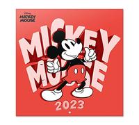 Grupo Erik, Calendario Disney Mickey 2023, Calendario 2023 pared con certificado FSC, Mickey, Calendario mensual, 30x30 cm, Producto con licencia oficial, CP23007