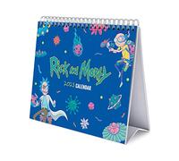 Grupo Erik, Calendario escritorio Deluxe Rick y Morty 2023, Calendario 2023 sobremesa con certificado FSC, Producto con licencia oficial, CS23021