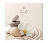Grupo Erik, Calendario Feng Shui Meditation 2023, Calendario 2023 pared con certificado FSC, Calendario mensual, 30x30 cm, CP23029