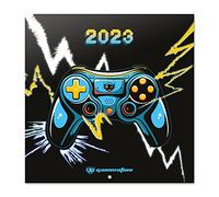 Grupo Erik, Calendario gameration 2023, Calendario 2023 pared con certificado FSC, Calendario mensual, 30x30 cm, CP23031