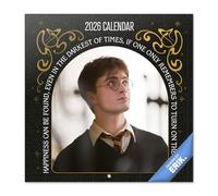 Grupo Erik Calendario Harry Potter 2026 pared, películas - Almanaque pared 2026 : Planificador mensual Con espacio para Anotar, Ilustraciones y Fácil de colgar (30x30cm)